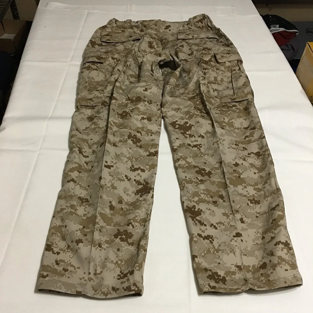 USMC Desert MARPAT Camo MCCUU Trousers Medium Short Uniform Tan NWT